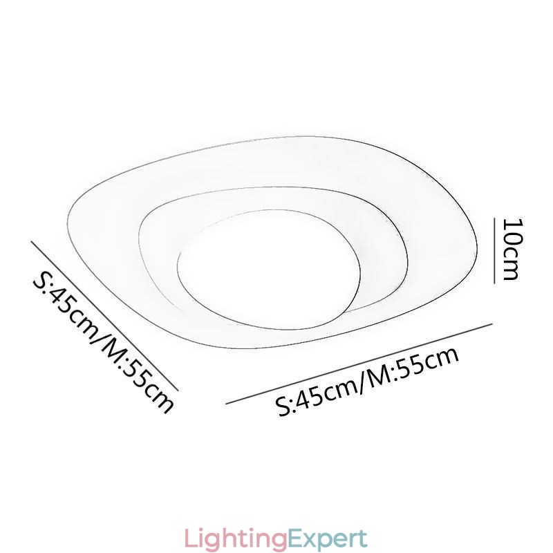 Nordic Ceiling Light Corrugated Ceiling Lamp
