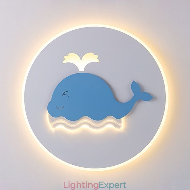 Modern Creative Ceiling Lamp Whale Ceiling Light