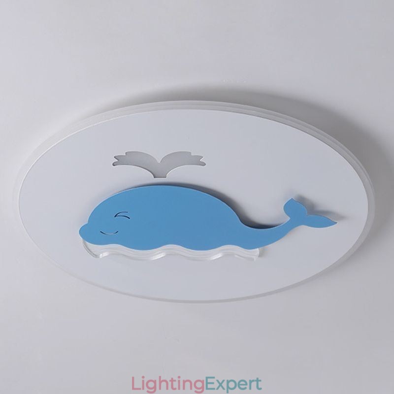 Modern Creative Ceiling Lamp Whale Ceiling Light
