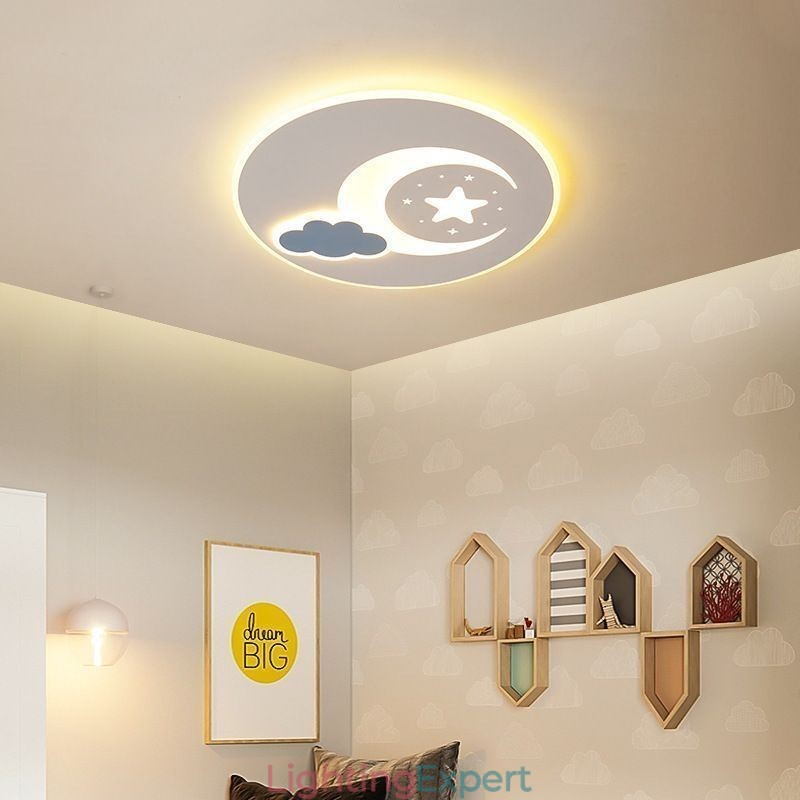 Simplicity Ceiling Light Moon & Star Ceiling Lamp