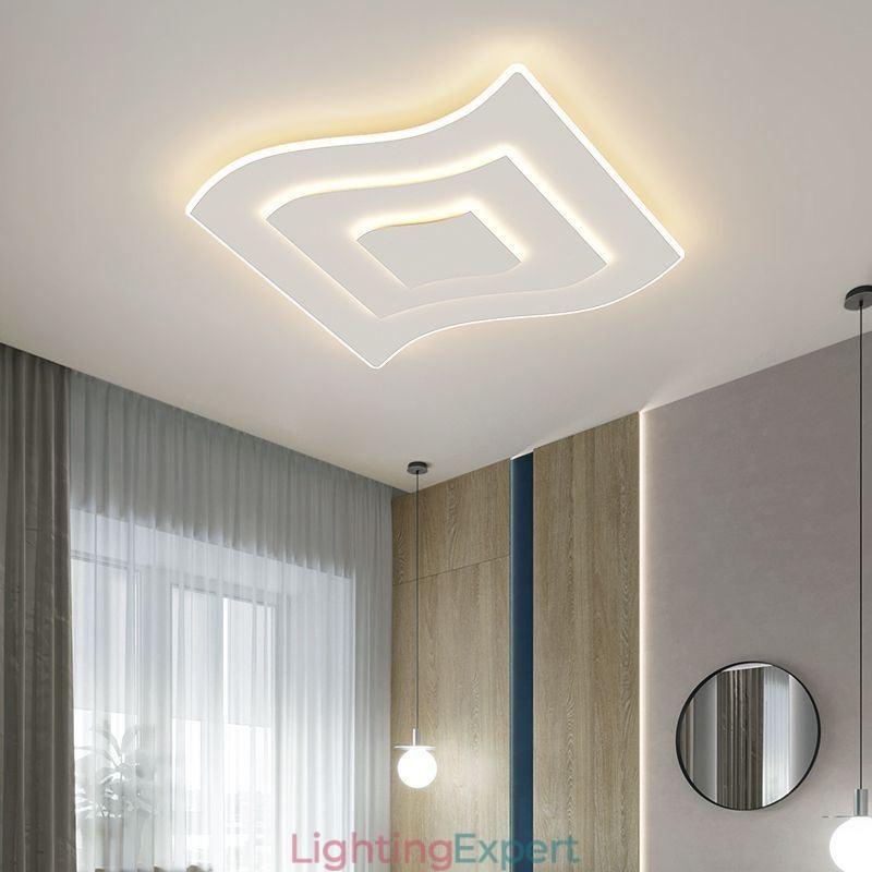 Modern Ceiling Light Square Acrylic Flush Mount