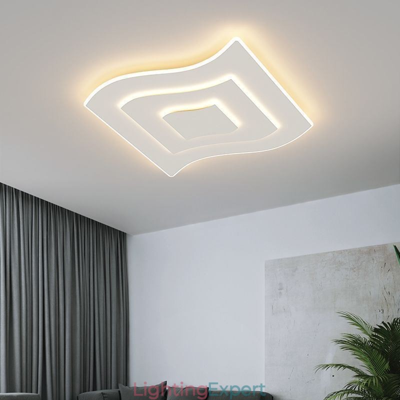 Modern Ceiling Light Square Acrylic Flush Mount