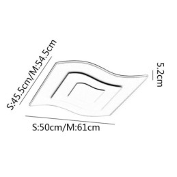 Modern Ceiling Light Square Acrylic Flush Mount