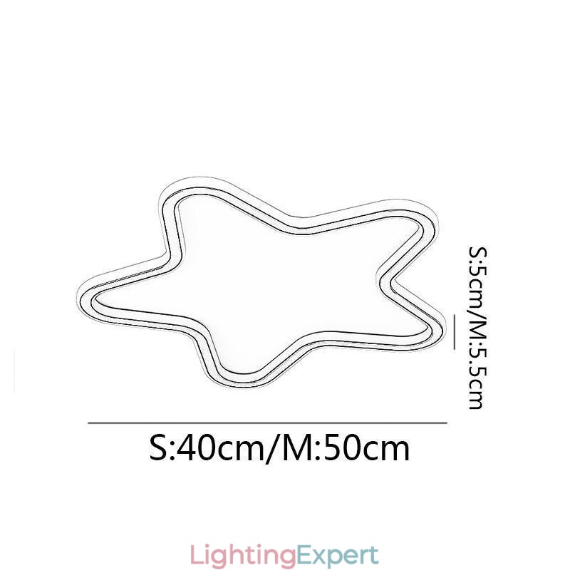 Modern Ceiling Lamp Star Shape Ceiling Light