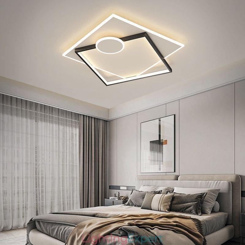 Modern Ceiling Light Square Geometric Acrylic Ceiling Lamp