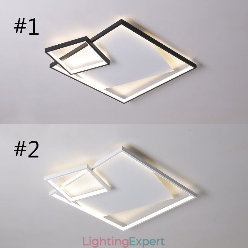 Modern Ceiling Lamp Square Indoor Smart Lighting Fixtures