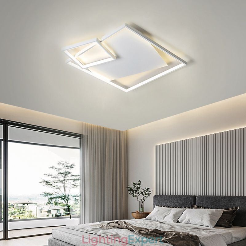 Modern Ceiling Lamp Square Indoor Smart Lighting Fixtures