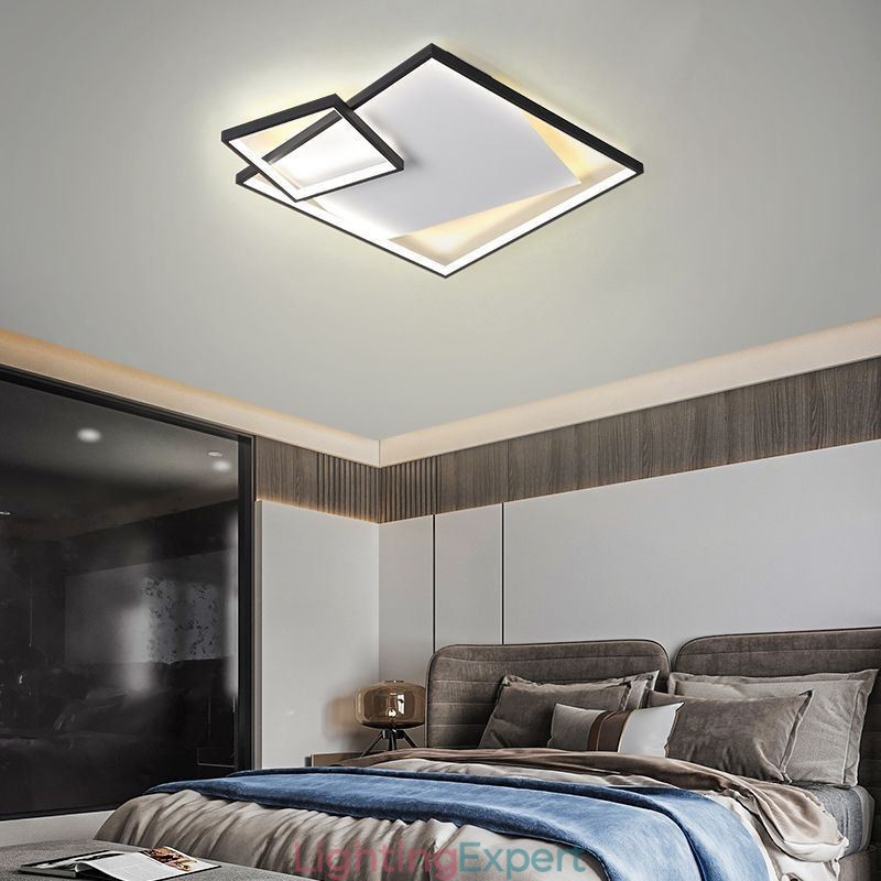 Modern Ceiling Lamp Square Indoor Smart Lighting Fixtures