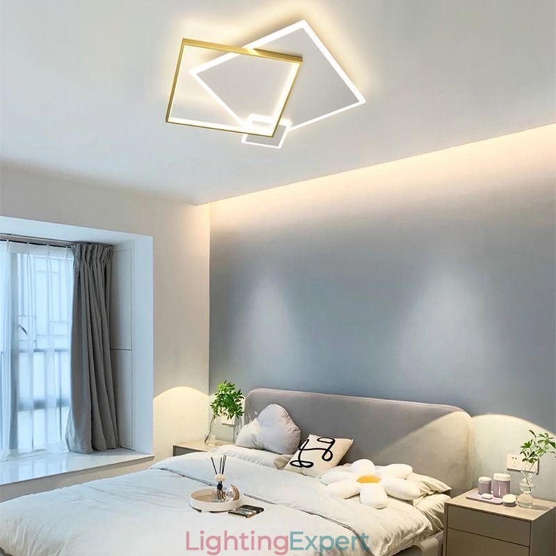 Modern Ceiling Light Geometric Square Ceiling Light