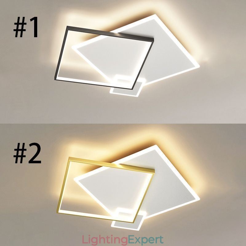 Modern Ceiling Light Geometric Square Ceiling Light