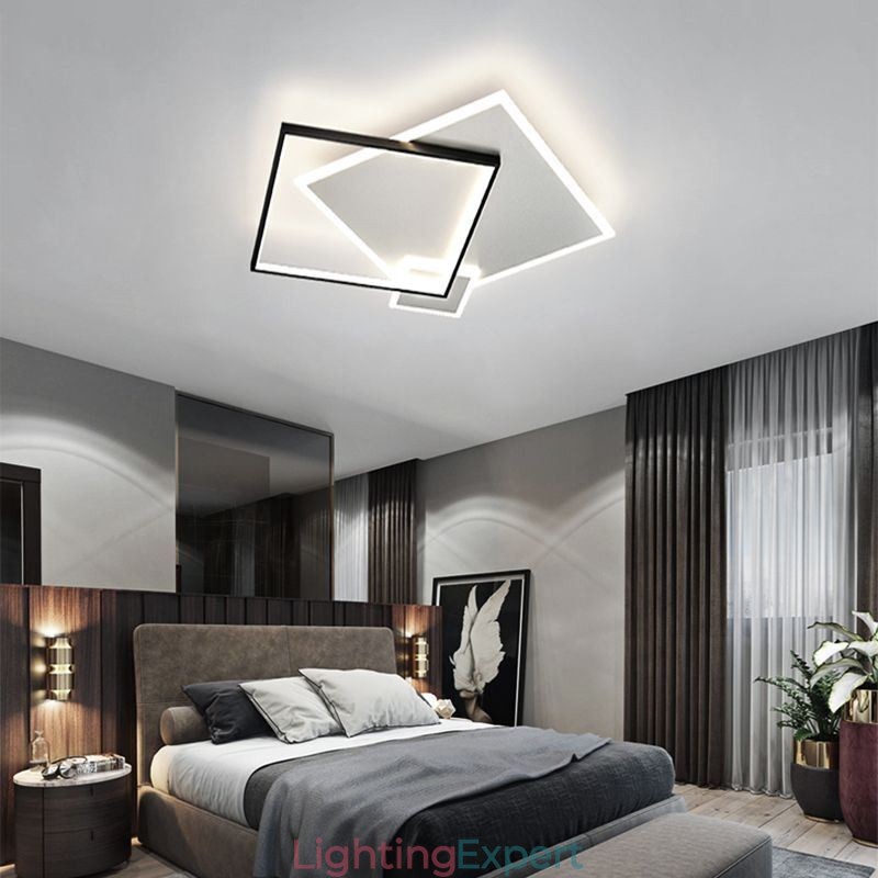 Modern Ceiling Light Geometric Square Ceiling Light