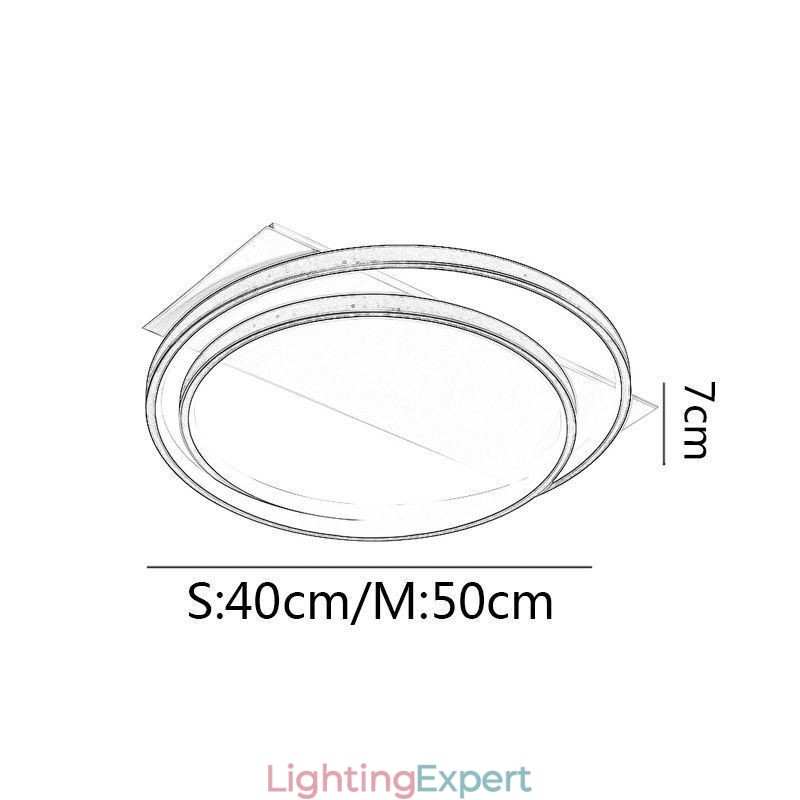 Modern Ceiling Light Round Flush Mount Ceiling Lamp