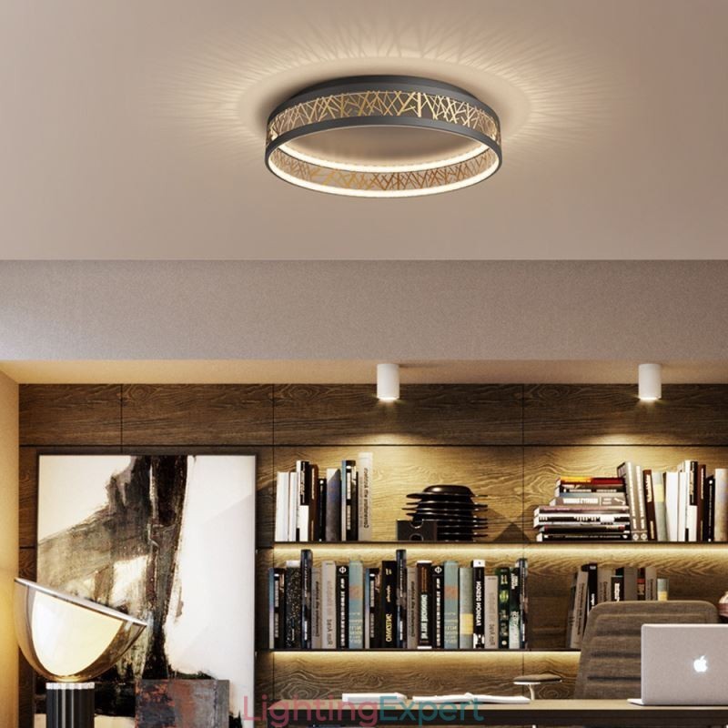 Ceiling Light Bird Nest Round Lamp Modern Fixtures