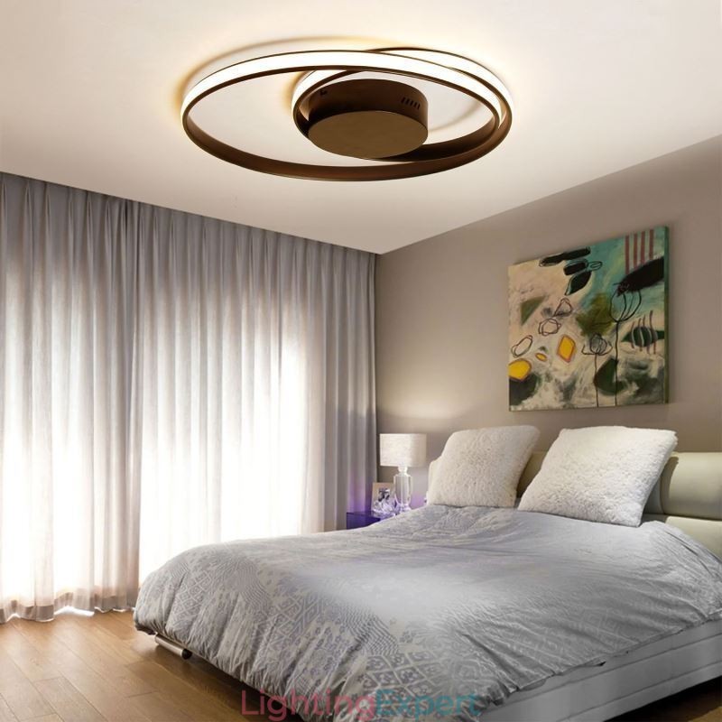 Modern Ceiling Lights Double Round Lamps
