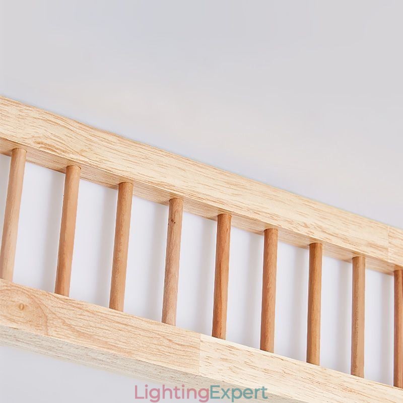 Japanese Ceiling Lamp Square Wood Ceiling Lamp