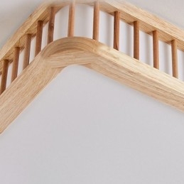 Japanese Ceiling Lamp Square Wood Ceiling Lamp