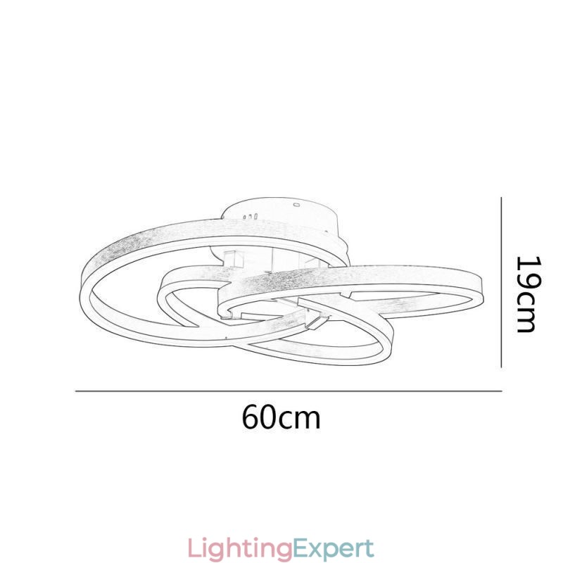 Modern Ceiling Light 3 Ring Ceiling Lamp