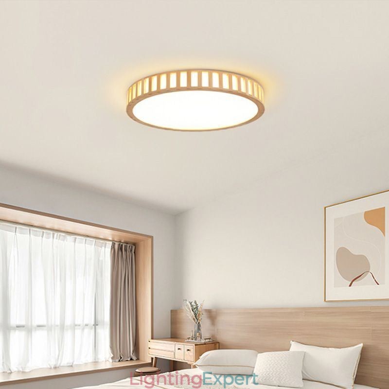 Japanese Lamp Wooden Ceiling Lighting