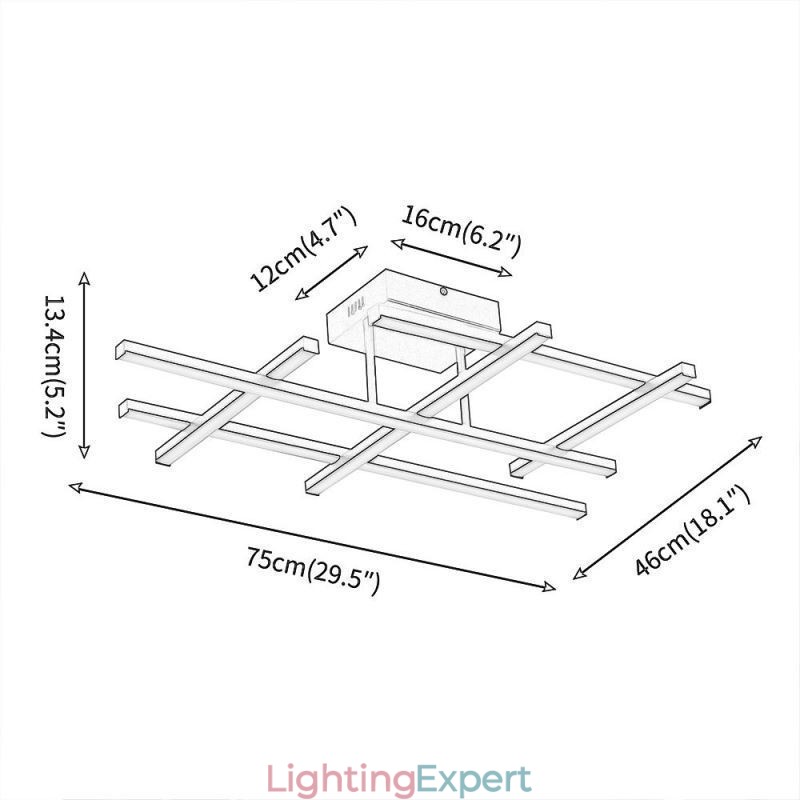 Flush Mount Ceiling Light Aluminum Ceiling Lamp