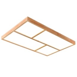 Modern Ceiling Light Minimalist Wood Style Flush Mount Ceiling Light Fixture