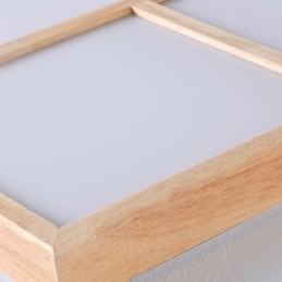Modern Ceiling Light Minimalist Wood Style Flush Mount Ceiling Light Fixture