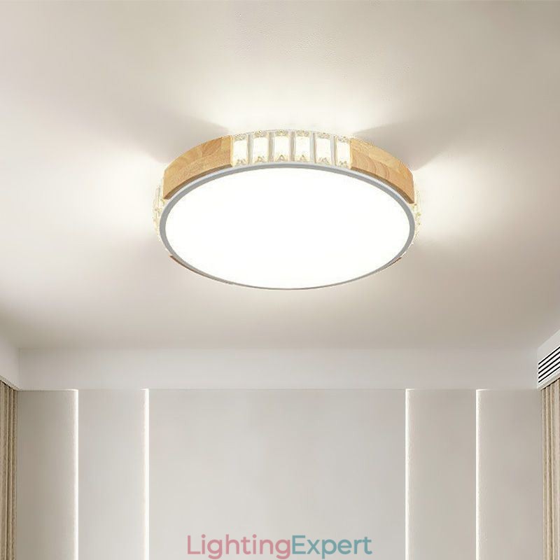Japanese Ceiling Light Minimalist Flush Mount Lighting Fixture
