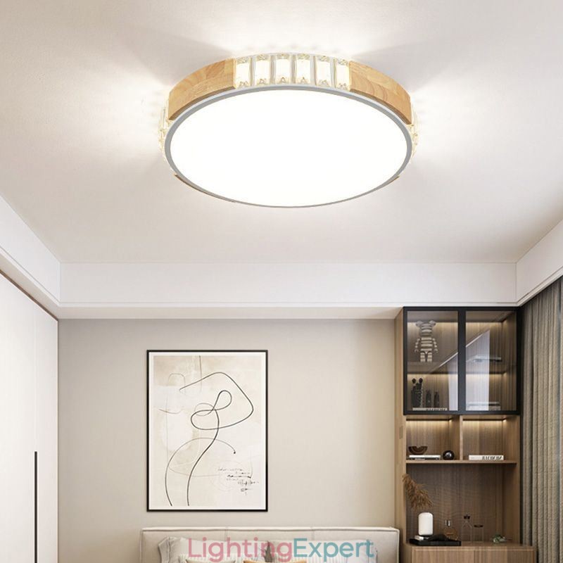 Japanese Ceiling Light Minimalist Flush Mount Lighting Fixture