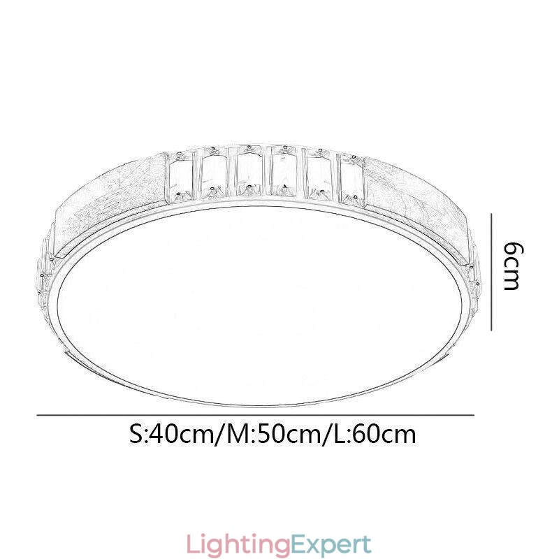 Japanese Ceiling Light Minimalist Flush Mount Lighting Fixture