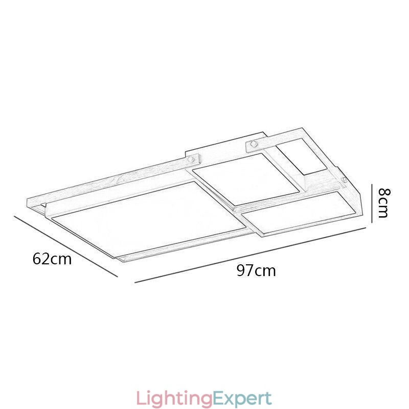 Modern Ceiling Light Splicing Rectangular Ceiling Lamp
