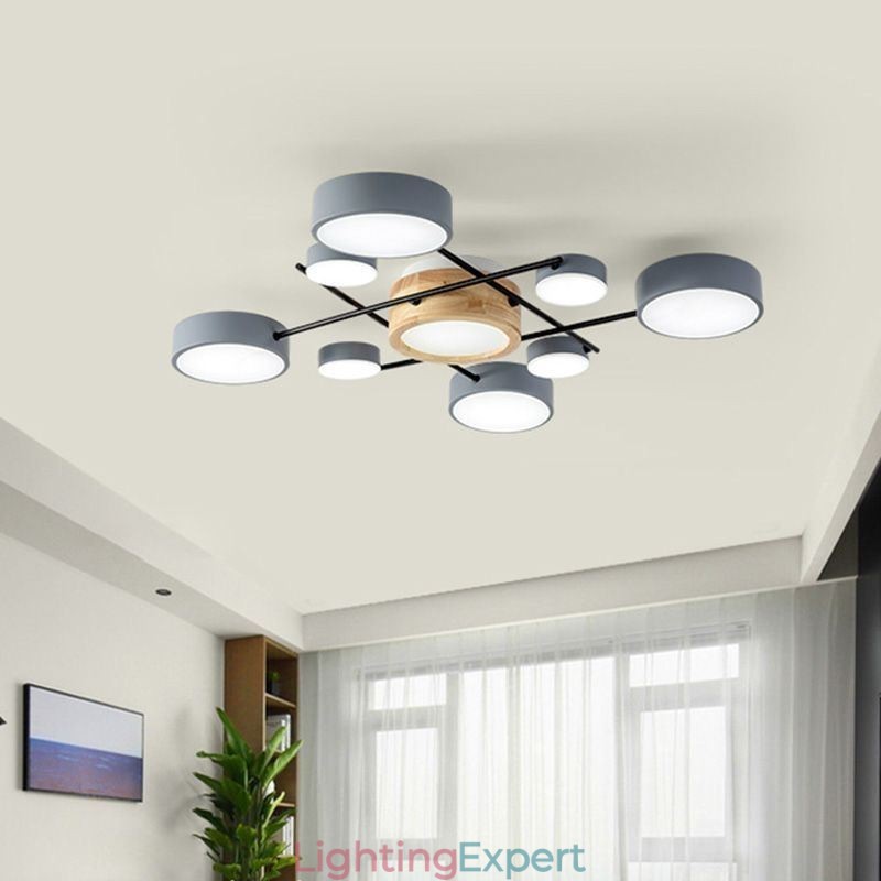 Modern Ceiling Light Splicing Quadrilateral Ceiling Lamp