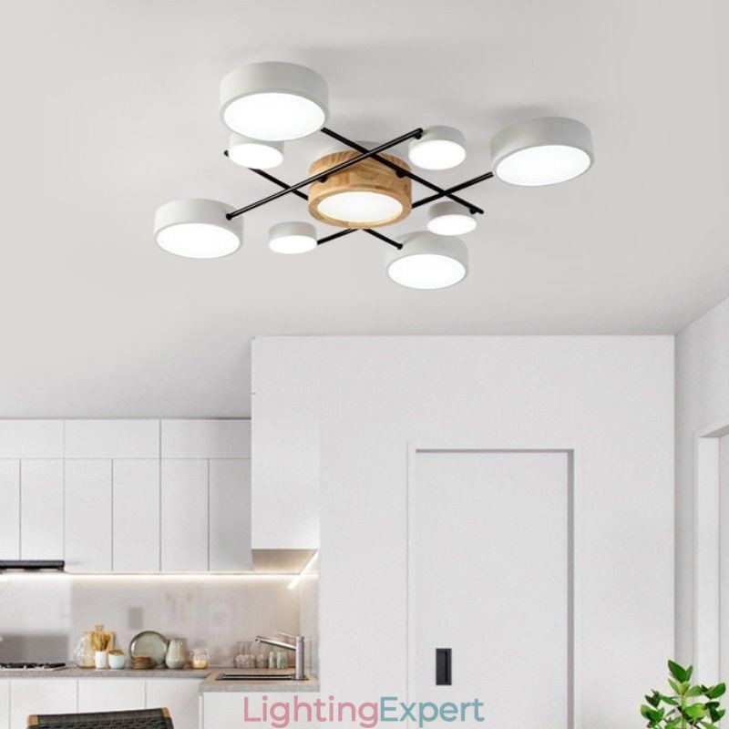 Modern Ceiling Light Splicing Quadrilateral Ceiling Lamp
