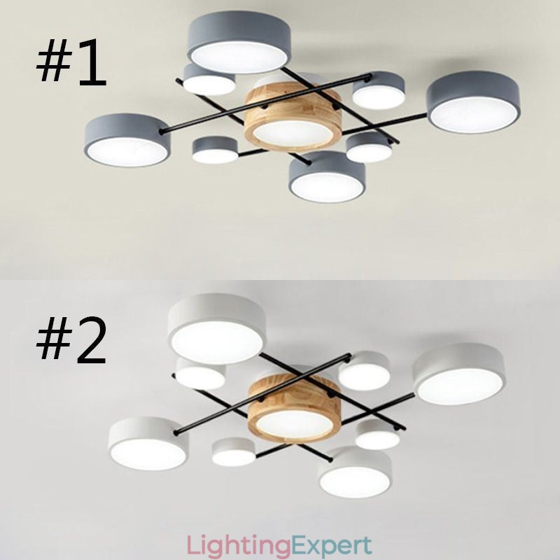 Modern Ceiling Light Splicing Quadrilateral Ceiling Lamp
