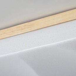 Japanese Acrylic Ceiling Light Rectangular Corrugated Ceiling Lamp