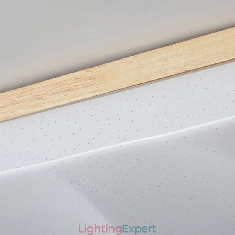 Japanese Acrylic Ceiling Light Rectangular Corrugated Ceiling Lamp