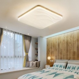 Japanese Acrylic Ceiling Light Square Corrugated Ceiling Lamp