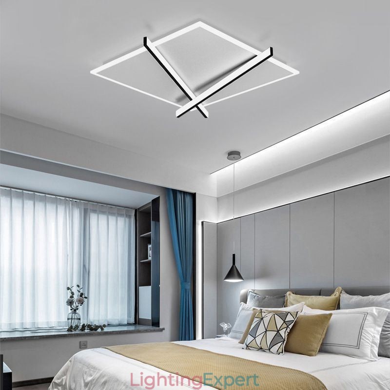Nordic Ceiling Light Art Clock Design Ceiling Lamp