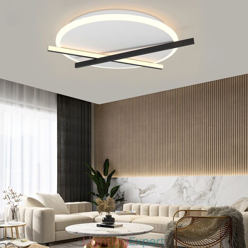 Nordic Ceiling Light Art Clock Design Ceiling Lamp