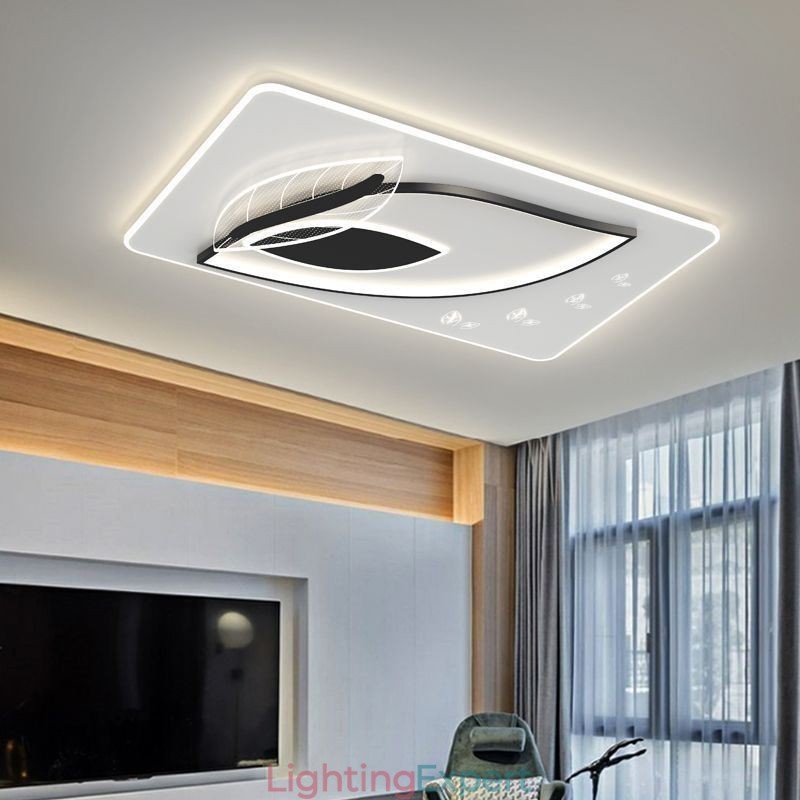 Luxury Ceiling Lamp Creative Leaf Design Ceiling Light