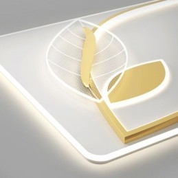 Luxury Ceiling Lamp Creative Leaf Design Ceiling Light