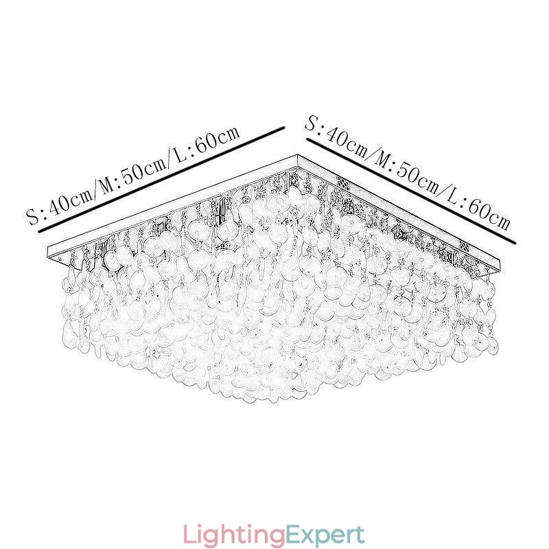 Modern White Shell Ceiling Light Fixture Flush Mount Chandelier