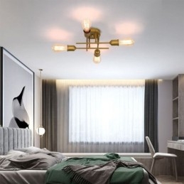 Flush Mount Ceiling Light Fixture 4 Light Socket