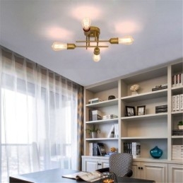 Flush Mount Ceiling Light Fixture 4 Light Socket
