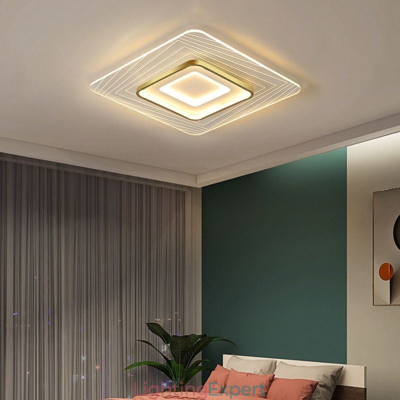 Ceiling Light Flush Mount Square Ceiling Lamp