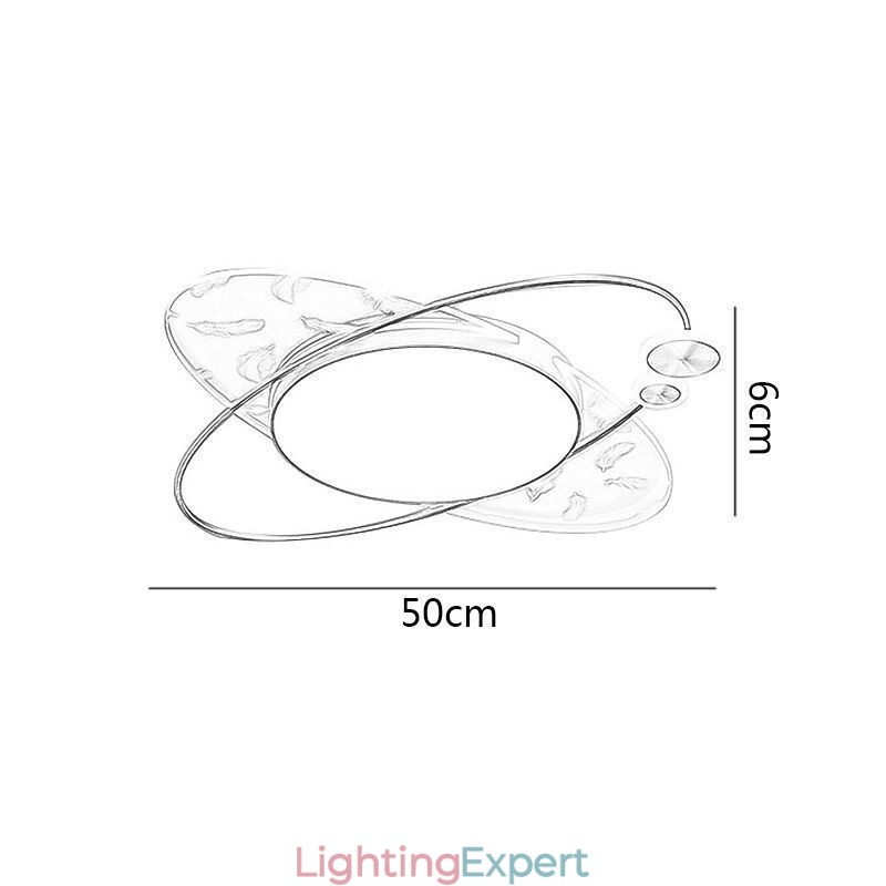 Ceiling Light Modern Flush Mount Ceiling Lamp with Planet Shape