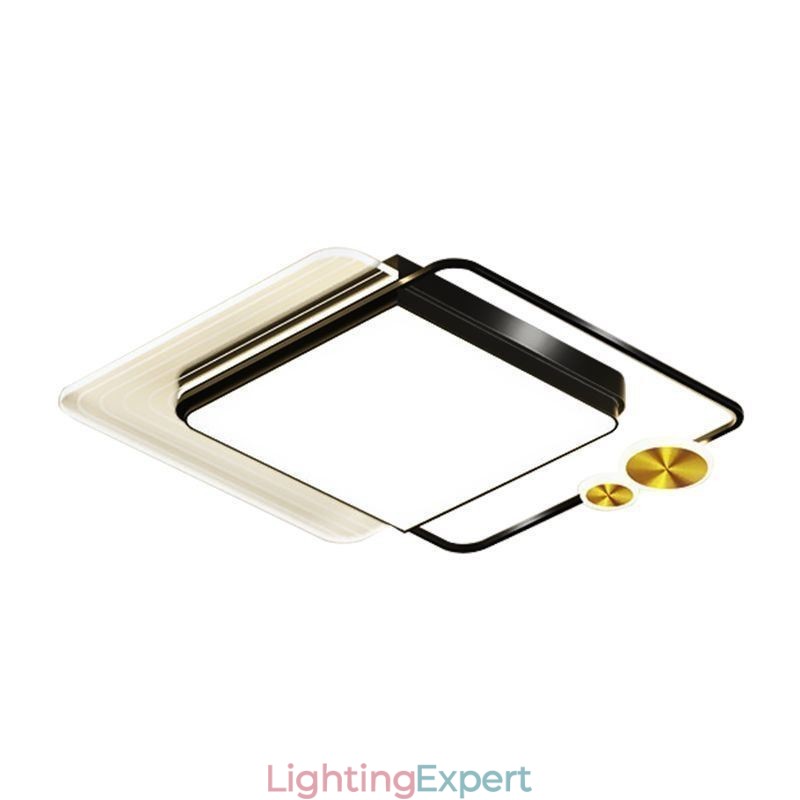 Nordic Ceiling Light Square Acrylic Flush Mount Ceiling Lighting Fixture
