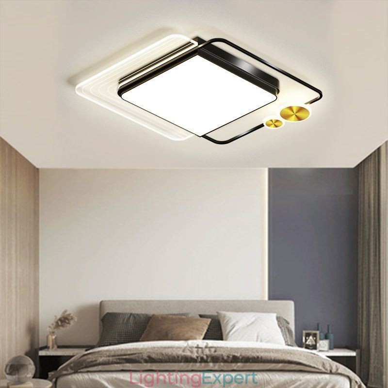 Nordic Ceiling Light Square Acrylic Flush Mount Ceiling Lighting Fixture