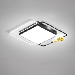 Nordic Ceiling Light Square Acrylic Flush Mount Ceiling Lighting Fixture
