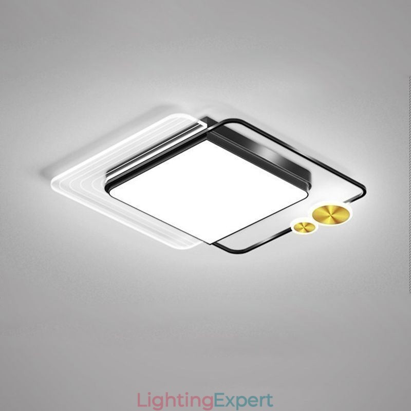 Nordic Ceiling Light Square Acrylic Flush Mount Ceiling Lighting Fixture