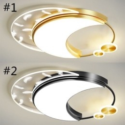 Flush Mount Modern Moon Shape Ceiling Light