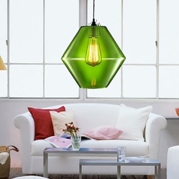 Chandelier Mini Style Modern Contemporary Glass